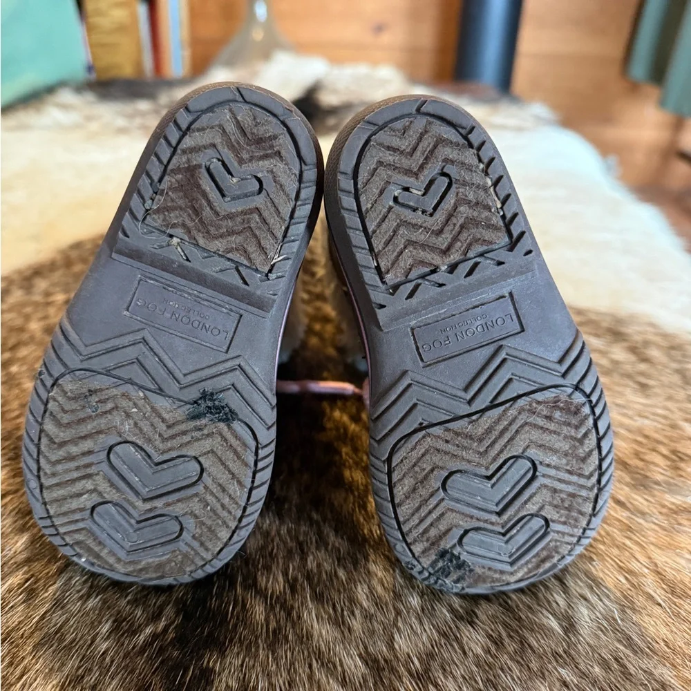 London Fog Toddler 6 Faux Fur Winter Duck Boots